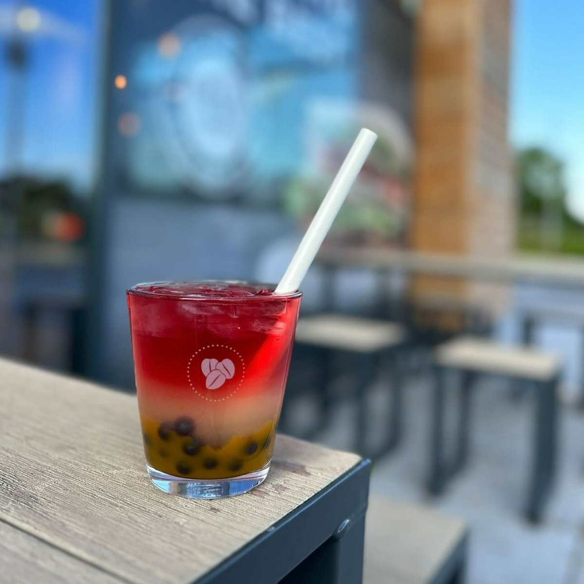 Feeling bubbly and refreshed with our Mango Bubble Tea 😍