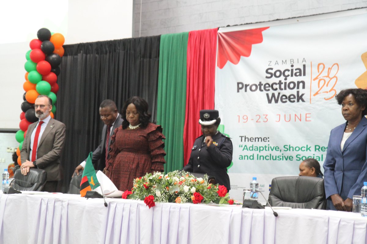 MutaliBeatrice's tweet photo. Happy to join the Govt of Zambia and partners at the 2023 #SocialProtectionWeek launch. #SocialProtection is a human right and a powerful catalyst to break inter-generational poverty cycles. https://t.co/BuZgYFrOCf