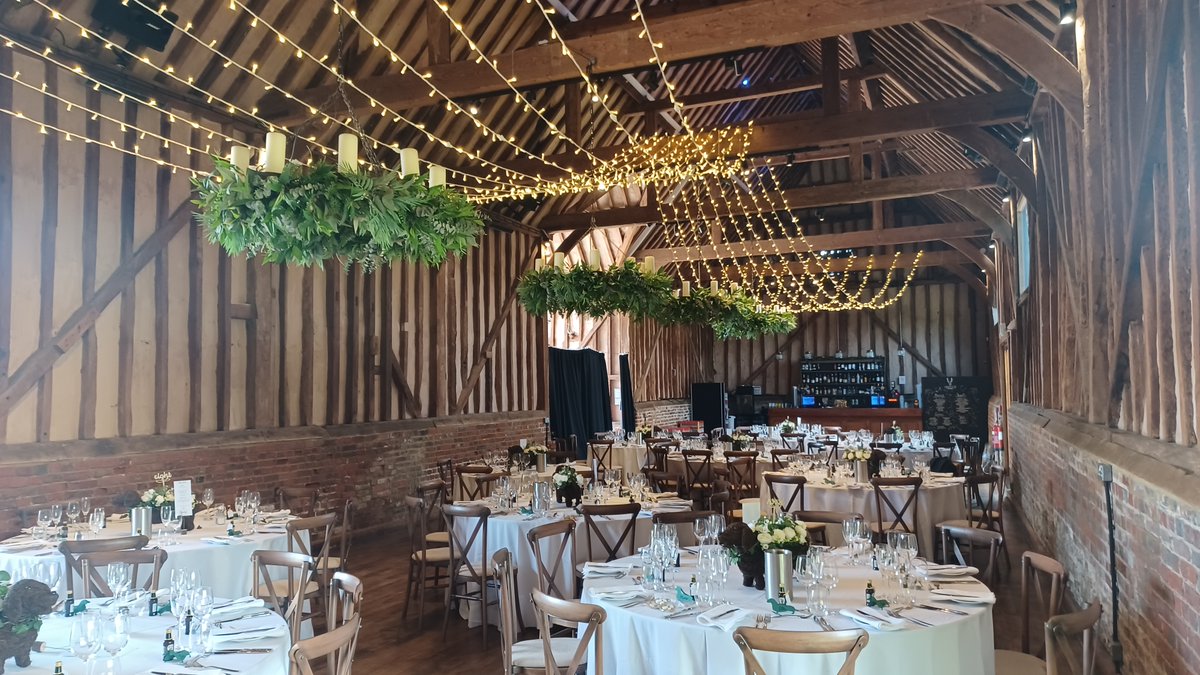 Academy_Prod_UK's tweet photo. We loved supporting this wedding at Lillibrooke Manor!  With a Fairy Light Gathered Canopy and a Fairy Light Backdrop in the Great Barn along with a white wisteria Moongate in the Ceremony  room and the Great Barn. Beautiful! #barnwedding #lillibrookemanor #eventlighting #wedding https://t.co/wfpCLkIz9F