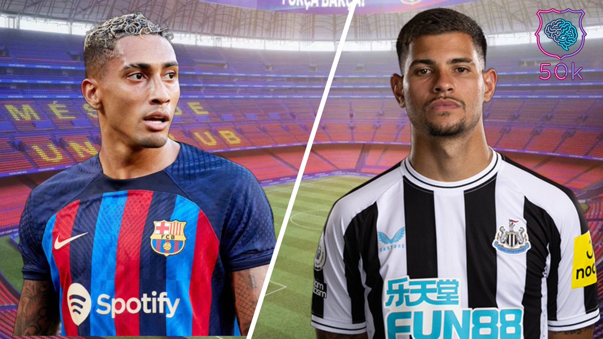 🧠Crees que el Barça debería aceptar el intercambio de Bruno Guimaraes +30 millones por Raphinha?

❤ Si                                                                🔁No