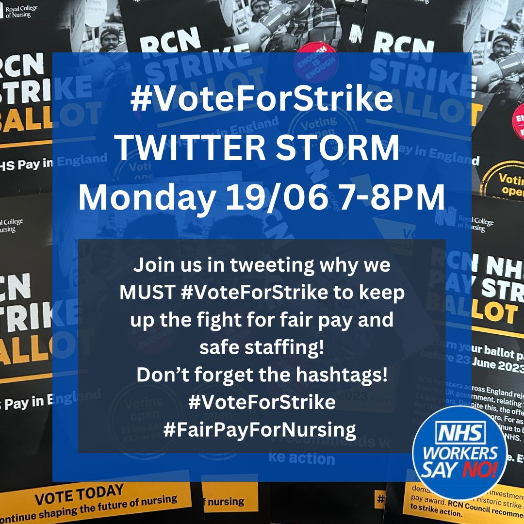 Heccles94's tweet photo. Twitter, a storm is coming!

Support the nurses, support the NHS, 

#VoteForStrike https://t.co/yFUCXRTHF3
