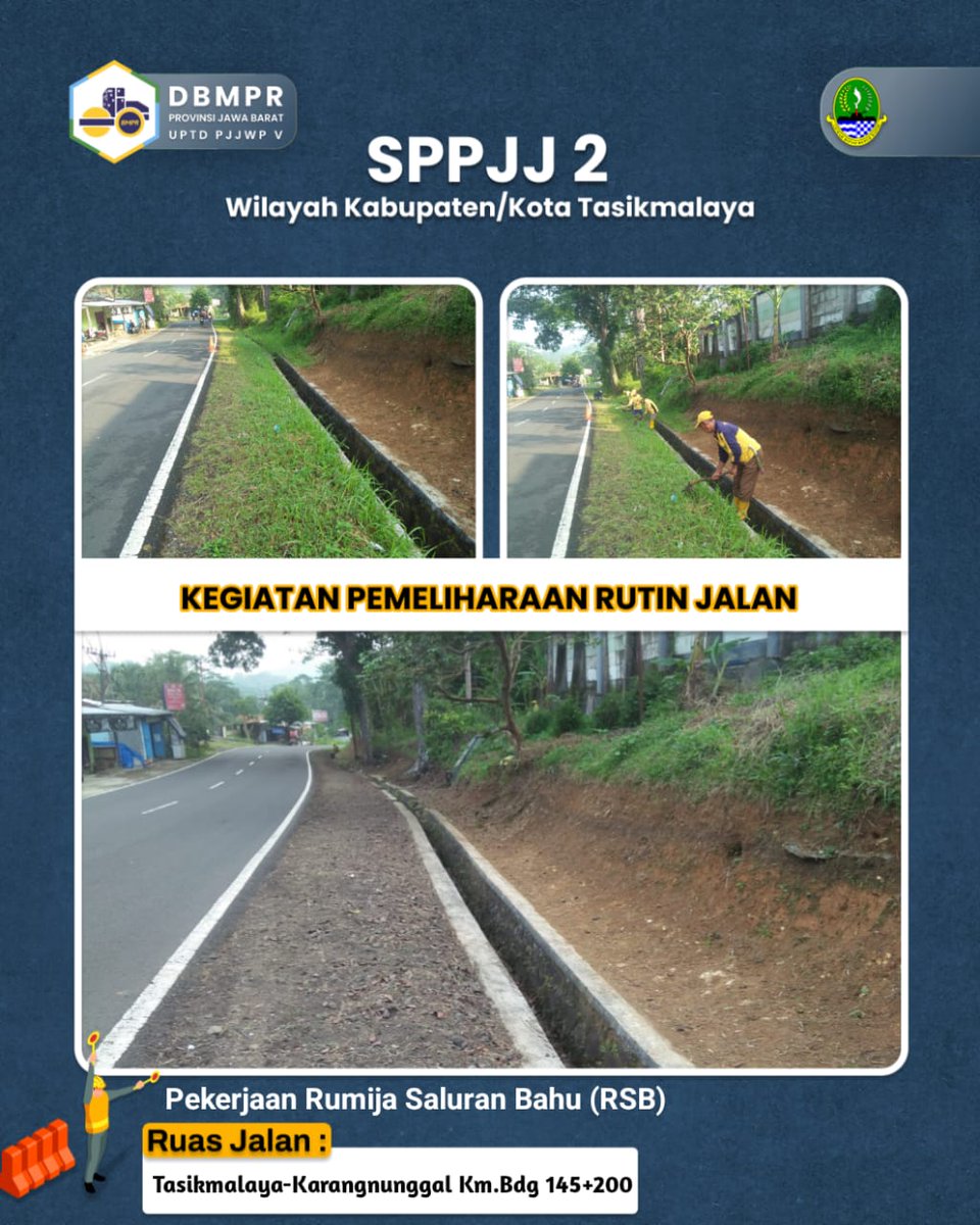 bimalima_jabar's tweet photo. Malam #SobatBima5
Berikut Pekerjaan Rumija Saluran Bahu (RSB) Oleh SPPJJ 2 Kab./Kota Tasikmalaya.

@ridwankamil 
#dbmprjuara https://t.co/sQVvvomHDW