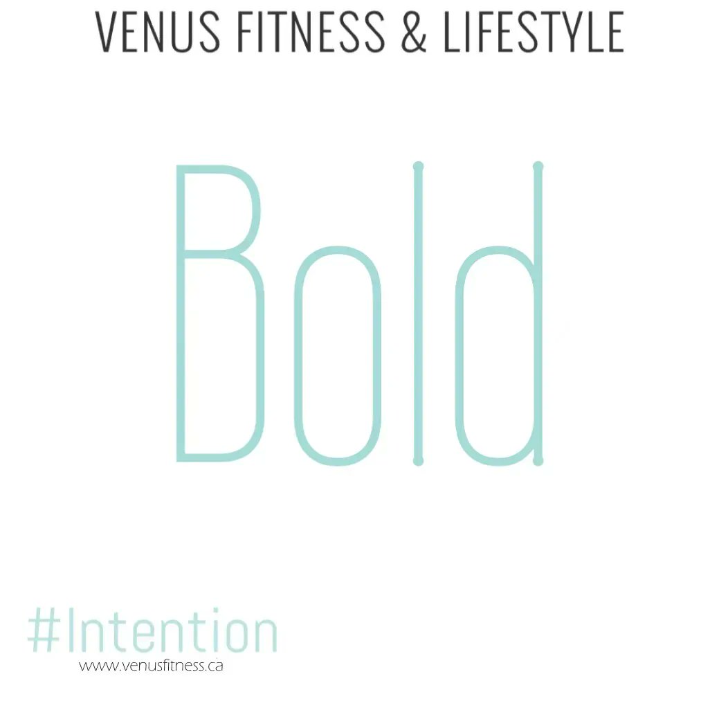 My one word Intention for the week:  Bold  #VFIntention #2022Goals