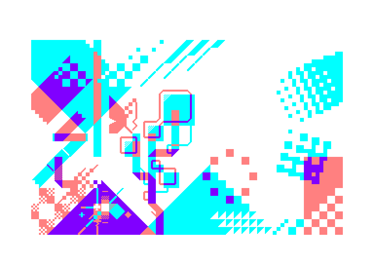 Rui8bit's tweet image. #AMSCII #textmode #playscii
Amstrad CPCのキャラクターでアスキーアート。
パレットが豊富で4色選ぶのが楽しい