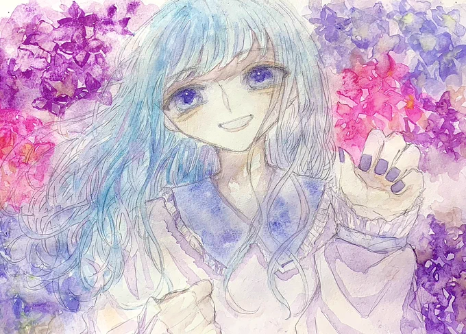 紫陽花の君