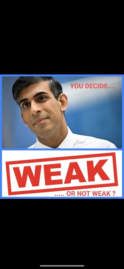 PforPositivity1's tweet photo. @mettlesome_teri Sunak's position as PM is untenable because he is as guilty as Johnson. They both broke the law and they were both found guilty by Police and fined. Sunak is too weak to be PM. The coward runs away to avoid the vote. Integrity? No chance. #GTTO https://t.co/Fs5yrqwRJ4