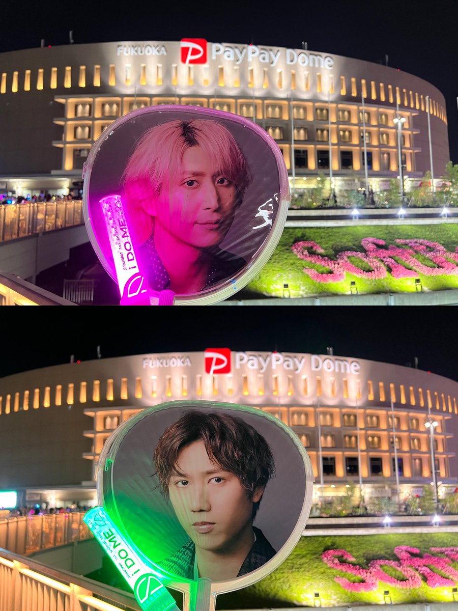0406Sandylee's tweet photo. Tokyo Dome➕PayPay Dome 
Look forward to next meeting🩷💚🖤🩵❤️🤍🧡💛💜 https://t.co/6EFnBzEqtt