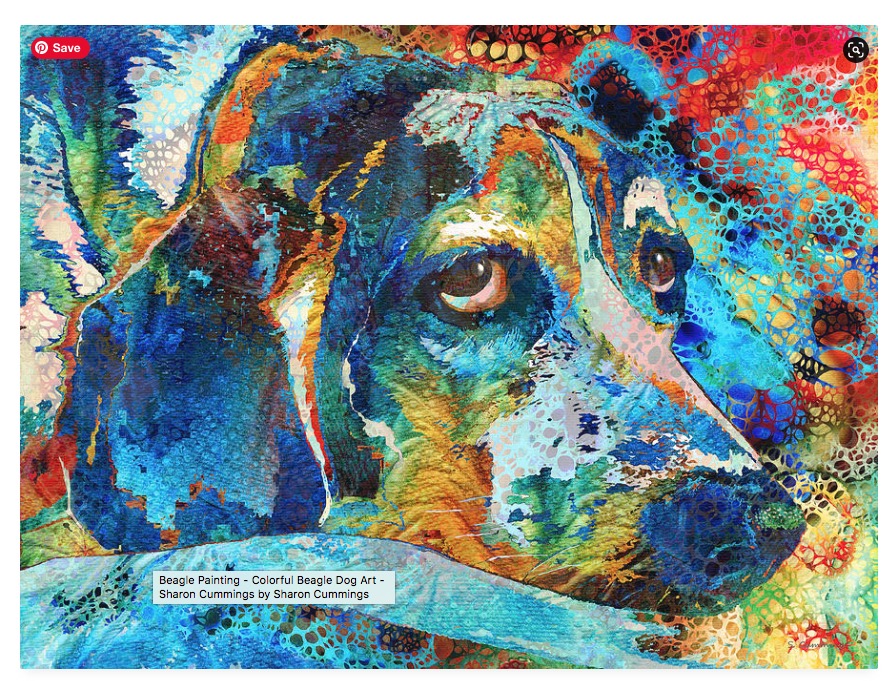 Colorful Beagle Dog HERE:  fineartamerica.com/featured/color… #dog #dogs #dogmom #dogdad #doglove #doglife #art #cute #fun #AYearForArt #BuyIntoArt #beagle #beagles #beagledog