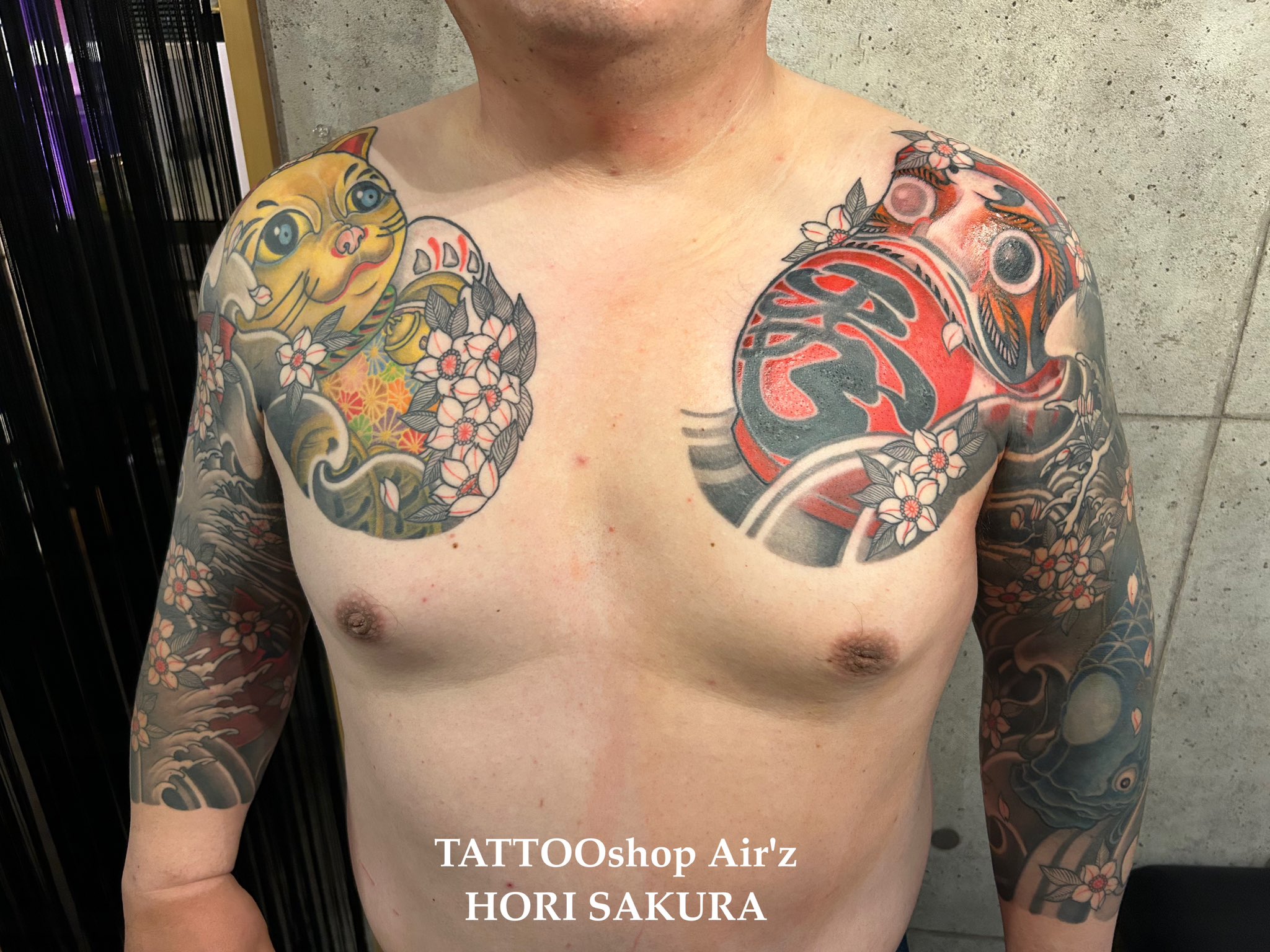 THE JAPANESE TATTOO 　タトゥー　入墨　刺青 tattoo #japanese #刺青 #燐寸箱刺青 #千社札 #桜 #さくら #彫も
