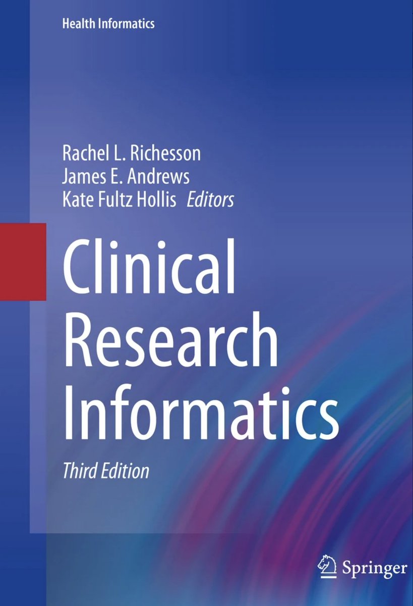 SpringerHI's tweet photo. Just published by #Springer: Richesson, Andrews, Fultz Hollis (Eds), Clinical Research Informatics 3e https://t.co/qxkozQSxz7 (DOI link: https://t.co/m33xAFhnw0) @SpringerClinMed https://t.co/eR8qfnllRS