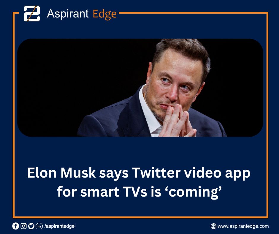 Elon Musk says Twitter video app 
for smart TVs is ‘coming’
#elonmusk #twitter #app #smartTV #tech