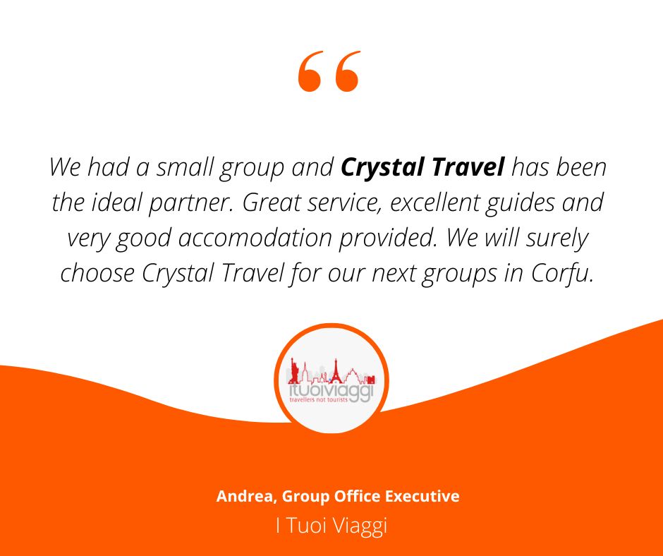 CrystalCorfu's tweet photo. Providing our clients with the best customer experience is our top priority! #crystalcorfu #corfudmc #grouptravel #dmcprofs #Corfu #eventsprof #incentiveprofs #Corfu https://t.co/YUnM543IVL