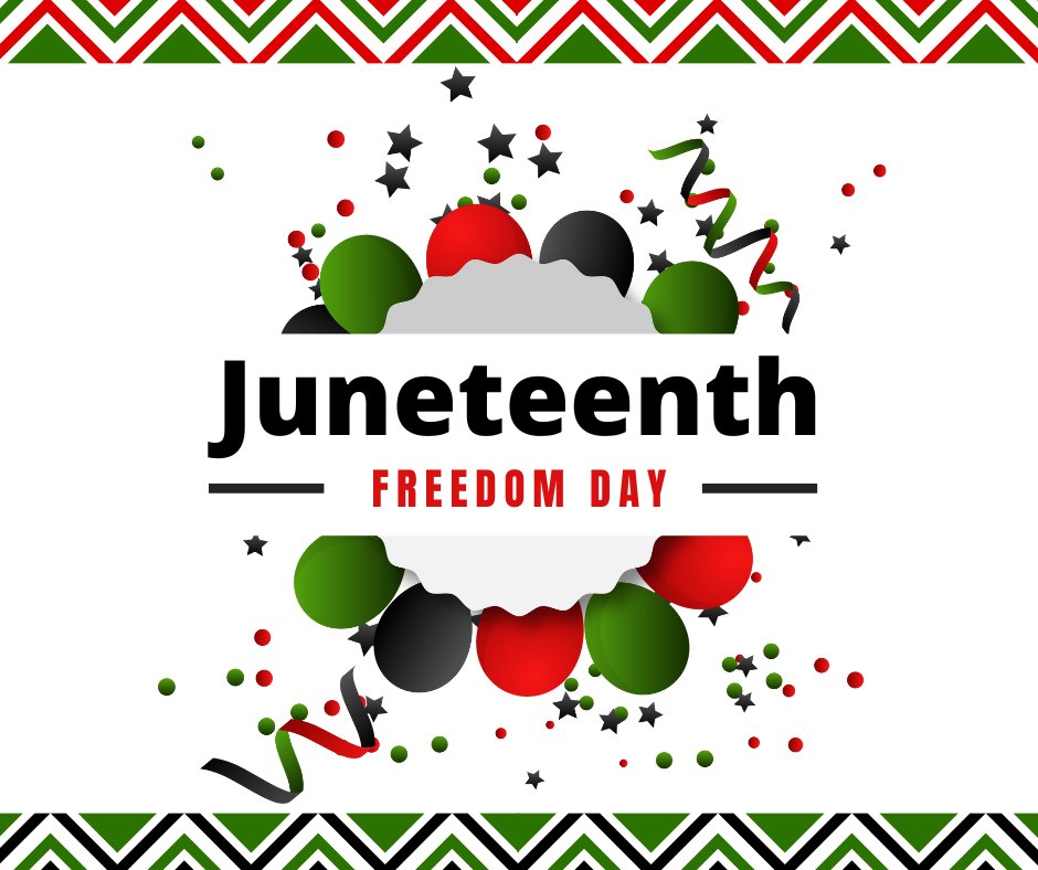 Happy Juneteenth everyone! #Juneteenth #FreedomDay