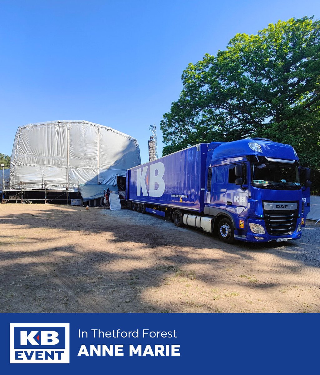 kbeventltd's tweet photo. Loading in to Thetford Forest for @AnneMarie 
Photo by Ant Kennedy

#onsite #ontour #ontheroad #livemusic #eventprofs https://t.co/wp57QEIQ4e