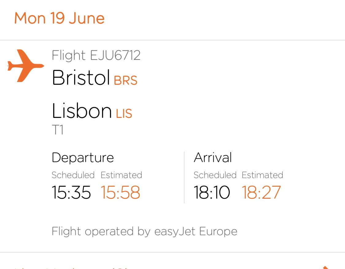 eldridgegareth's tweet photo. @easyJet 
Another flight from Bristol delayed again. 🙄🙄 https://t.co/NNhU3qAtnK