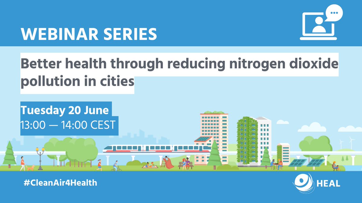 🚗💨 Don't miss tomorrow's webinar, where we'll discuss the need to reduce #NO2 pollution in cities for better health!

🗣️ Speakers include Prof. Krzyzanowski (@imperialcollege), Panagiotis Chaslaridis (@EFA_Patients) & Anna Gerometta (@Citizensforair)

➡️ bit.ly/43LbFYl