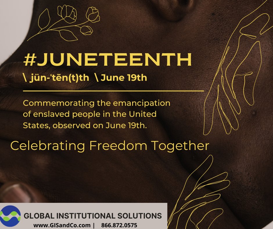 #Today is special! On June 19 1865, Union troops arrived in Galveston Bay TX, announcing hat the more than 250,000 enslaved black people in the state were free by executive decree.
gisandco.com
#Associations #EmployeeBenefits #MemberBenefits #Nonprofit #Juneteenth
