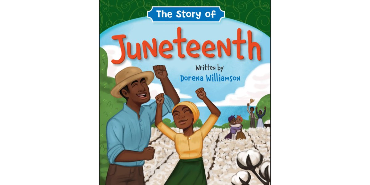 MathBRIX's tweet image. #HappyJuneteenth! Introduce young learners to #Juneteenth with the board book The Story of Juneteenth by Dorena Williamson. Watch a #readaloud on YouTube by Two Grey Kittens youtube.com/watch?v=G-aFHa…