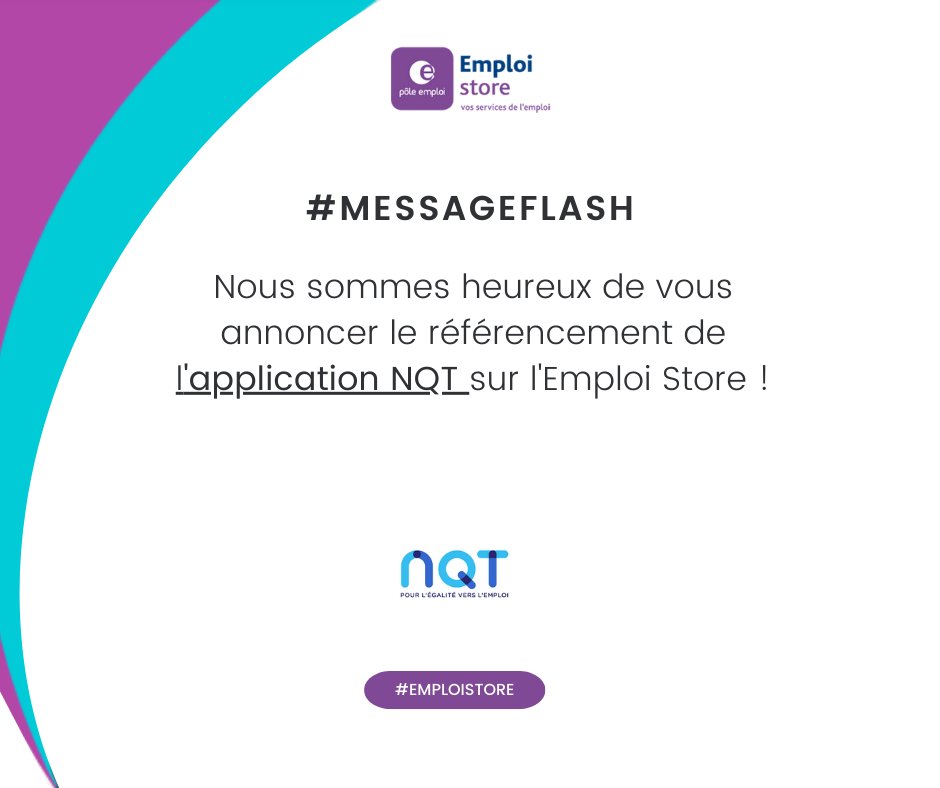 FTravail_CVL's tweet image. 📲L'App #NQT est désormais référencée sur l'#EmploiStore ! A destination des jeunes diplômés issus des quartiers prioritaires de la ville, cette application de mentoring permet à des professionnels d'accompagner des jeunes et de les coacher en parallèle de leur suivi #poleemploi