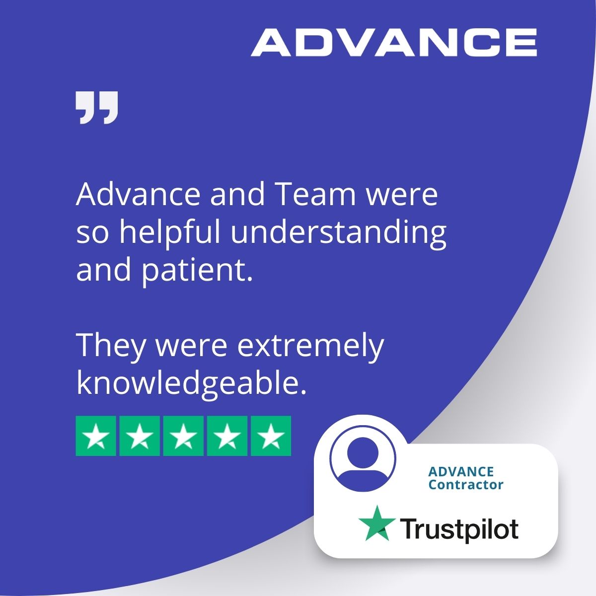 As you know, at ADVANCE we strive to answer all calls within #3rings, provide #expertsupport on every call, and #worldclassservice in all that we do. We are delighted to share another fantastic #5star review by another of our happy #contractors

#umbrella #cis #limitedcompany