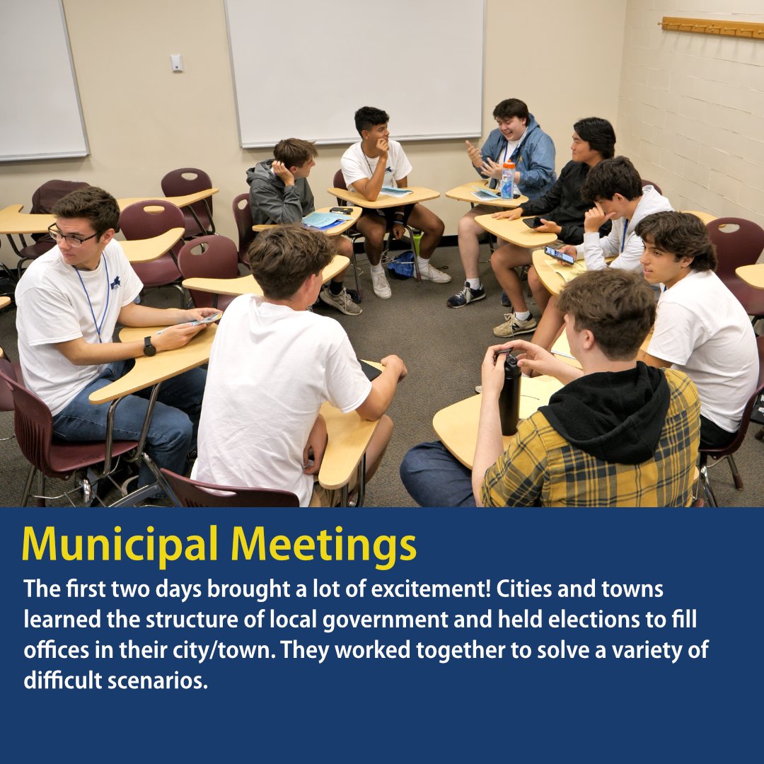The first two days of Boys State 2023 were filled with exciting moments. Review this post to find out more! #MABS23
(1/2)