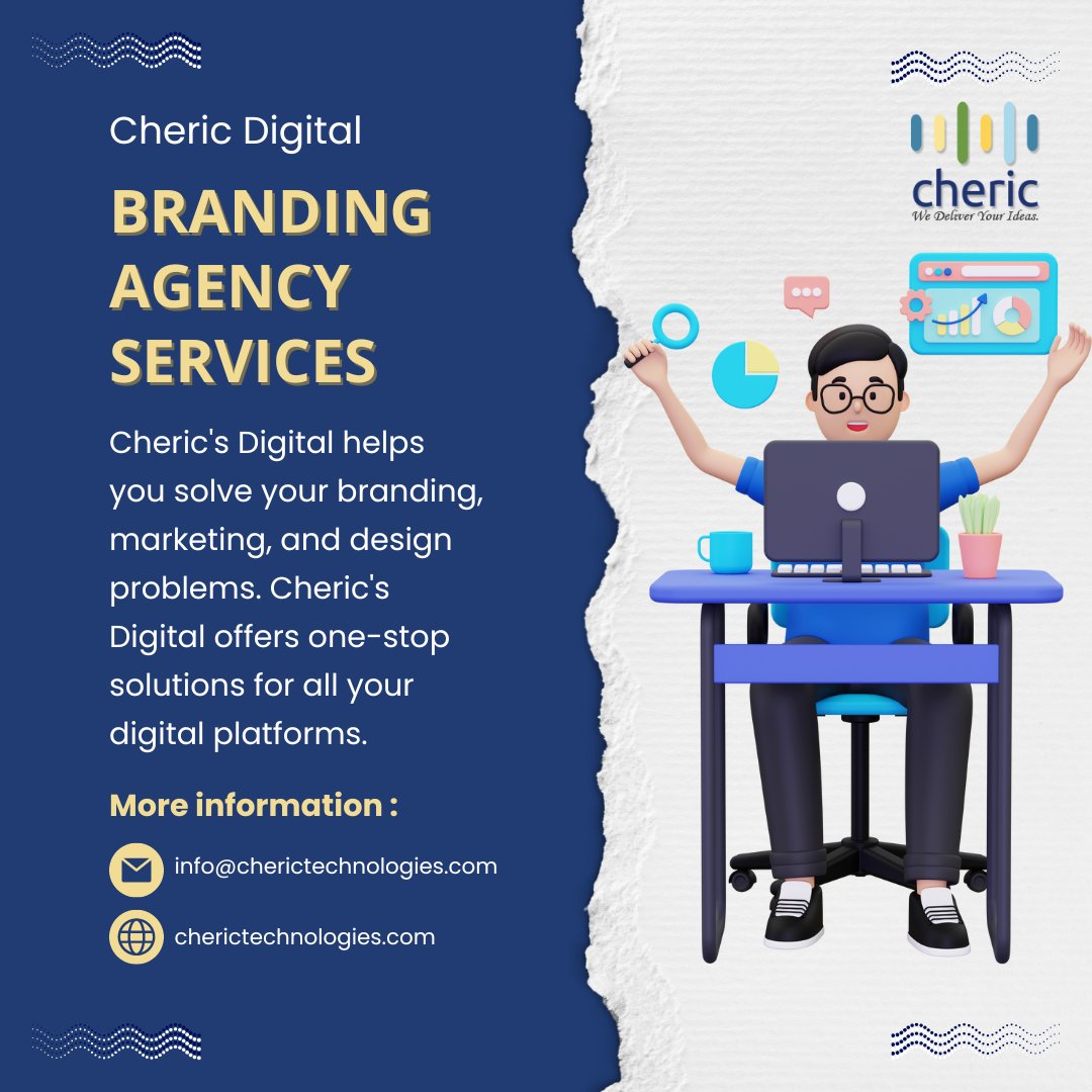 Boost  your social media presence with our expert digital marketing services. We create captivating posts that engage your audience, boost online visibility, and help your brand thrive. #DigitalMarketing #SocialMediaServices #BoostYourBrand #cherictechnologies #DigitalMarketing