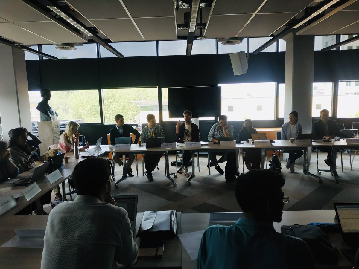 SGEL_UvA's tweet photo. Summer school DAY 1! 

We are thrilled to welcome such an amazing group of participants! 

Thought provoking conversations on the role of critique in the context of ecological breakdown, embracing the unknown &amp; navigating tensions🌊

Thank you everyone for this great start! https://t.co/JzFIeBHi3i