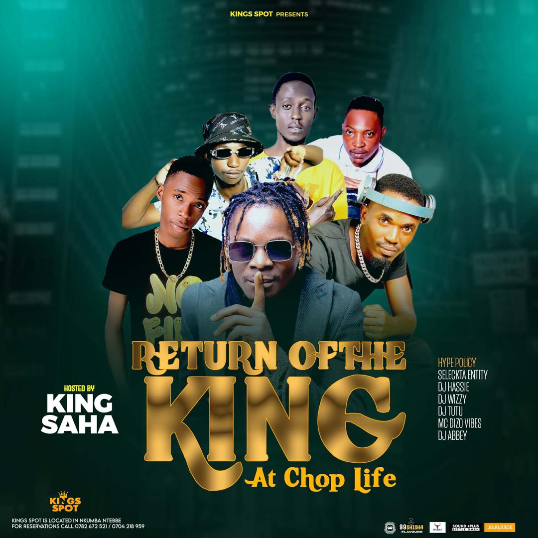 SELECKTAENTITY's tweet photo. Tonight Turn Up @kingsspotnkumba #ReturnOfThe👑 #ChopLifeMondays Ft @spice_diana & @AlienSkinUganda Hosted By @kingsaha256 | @selecktaentity | @hassie_djay | @wizzy.deejay | Dj Tutu | Mc Dizzo #KingsLoveEnt #MonicazEnt #JojoJuice #Sound++ #99Shisha #EntityMusicLCC 🌴 https://t.co/VqhdkbmIoZ
