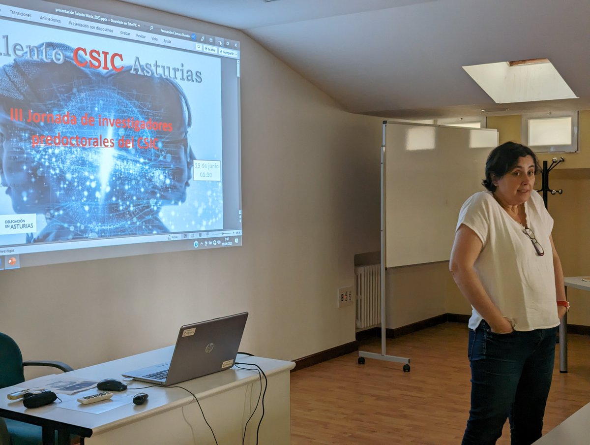 CSICasturias's tweet photo. Talento CSIC Asturias. Jornada de investigadores predoctorales del CSIC.
@_IMIB_ @incarCSIC @iplacsic @NanoCINN @IGME1849 @IEO_GIJON @FICYT @CSIC @GobAsturias  @CienciaGob @CSICdivulga https://t.co/ONBV2SEV7h
