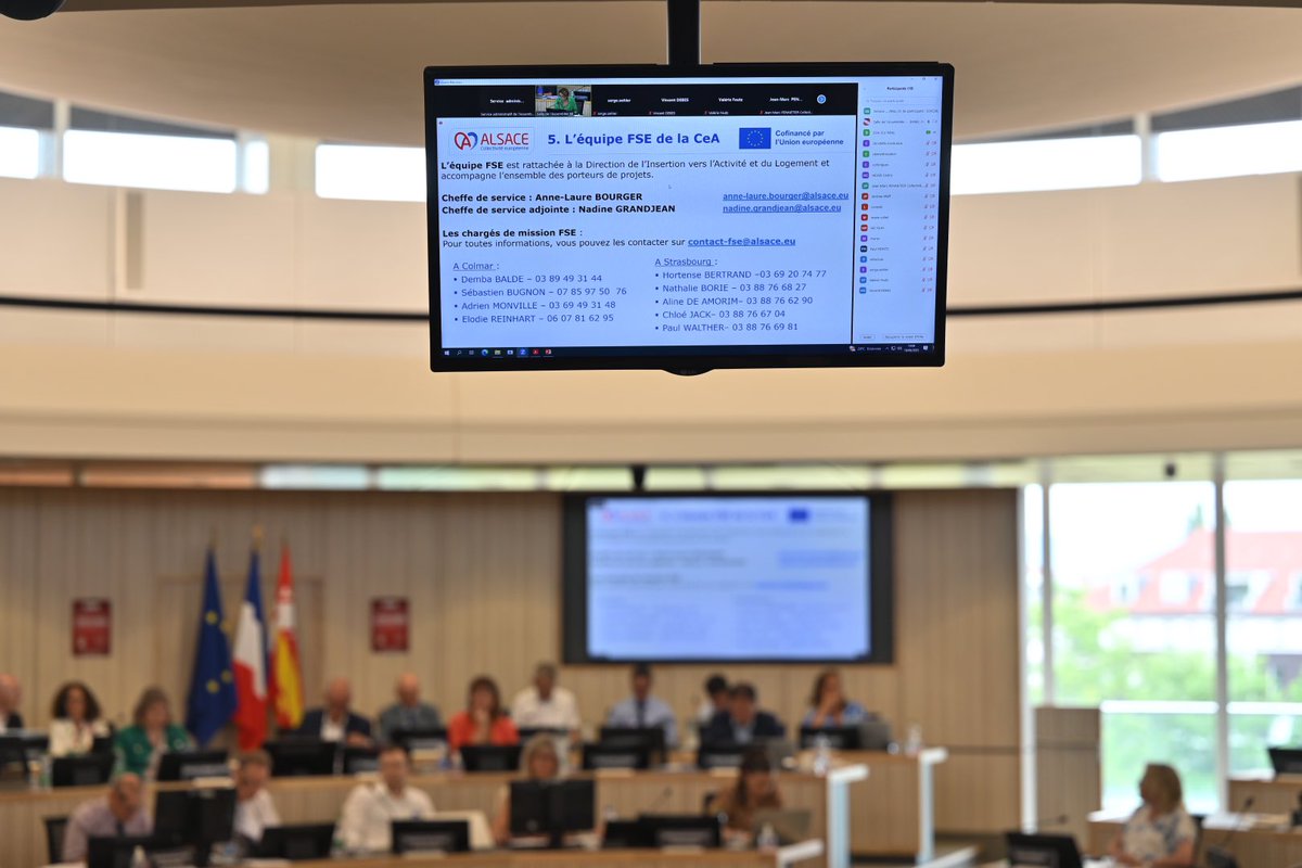 #Alsace J’ai présenté ce matin le rapport sur le fond social européen plus FSE+ <a href="/FredericBierry/">Frederic Bierry</a> Un fond élargi qui viendra renforcer notre politique d'insertion pour un montant de plus de 37 000 000€ <a href="/Alsace/">Alsace</a>