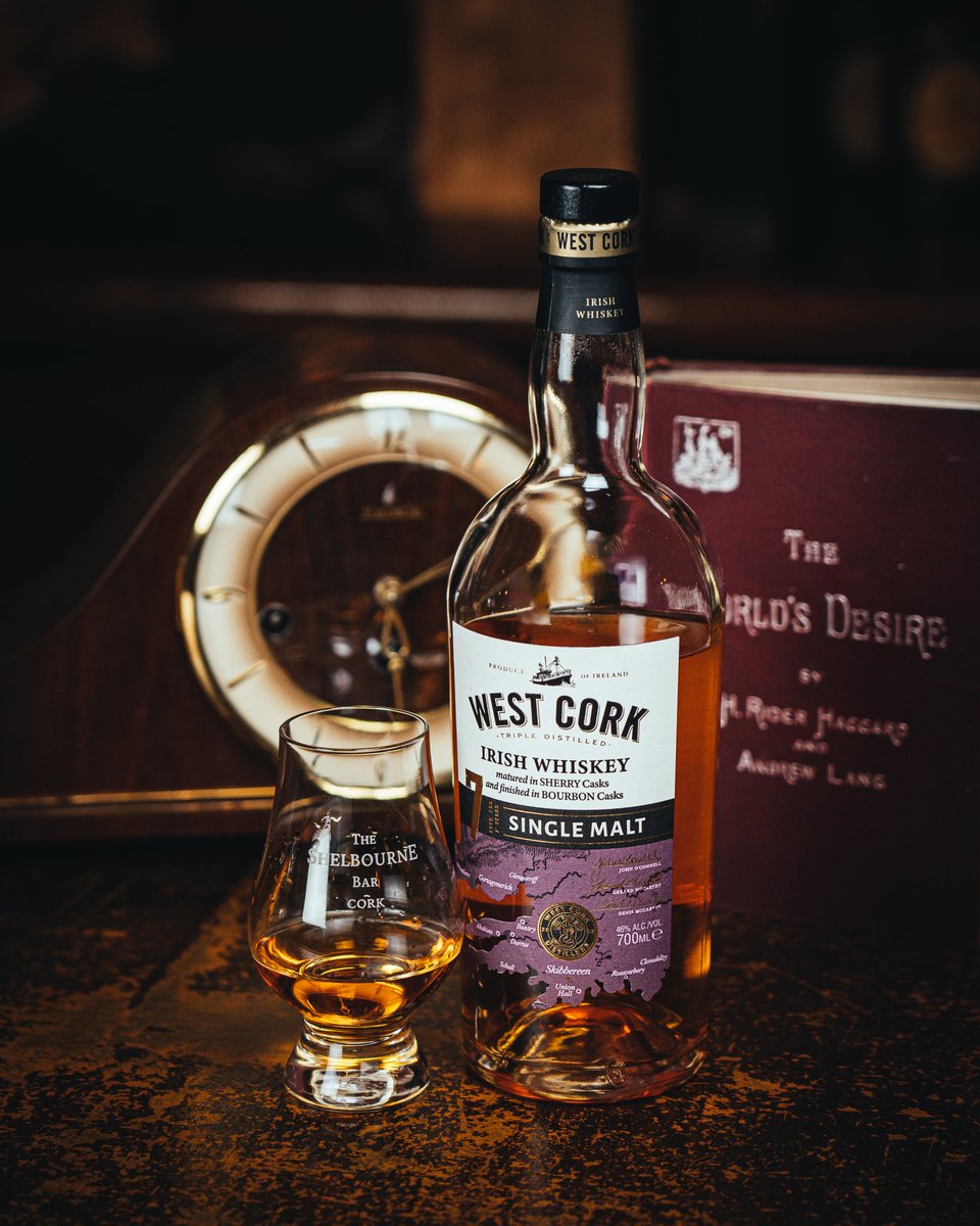 Our new Whiskey of the Week is the West Cork 7 Year Old Single Malt 🥃

This 7 year old single malt was matured in sherry casks and then finished in bourbon casks to make a deliciously fruity and smooth treat.

#shelbournebar #shelbournewhiskey #whiskeyoftheweek