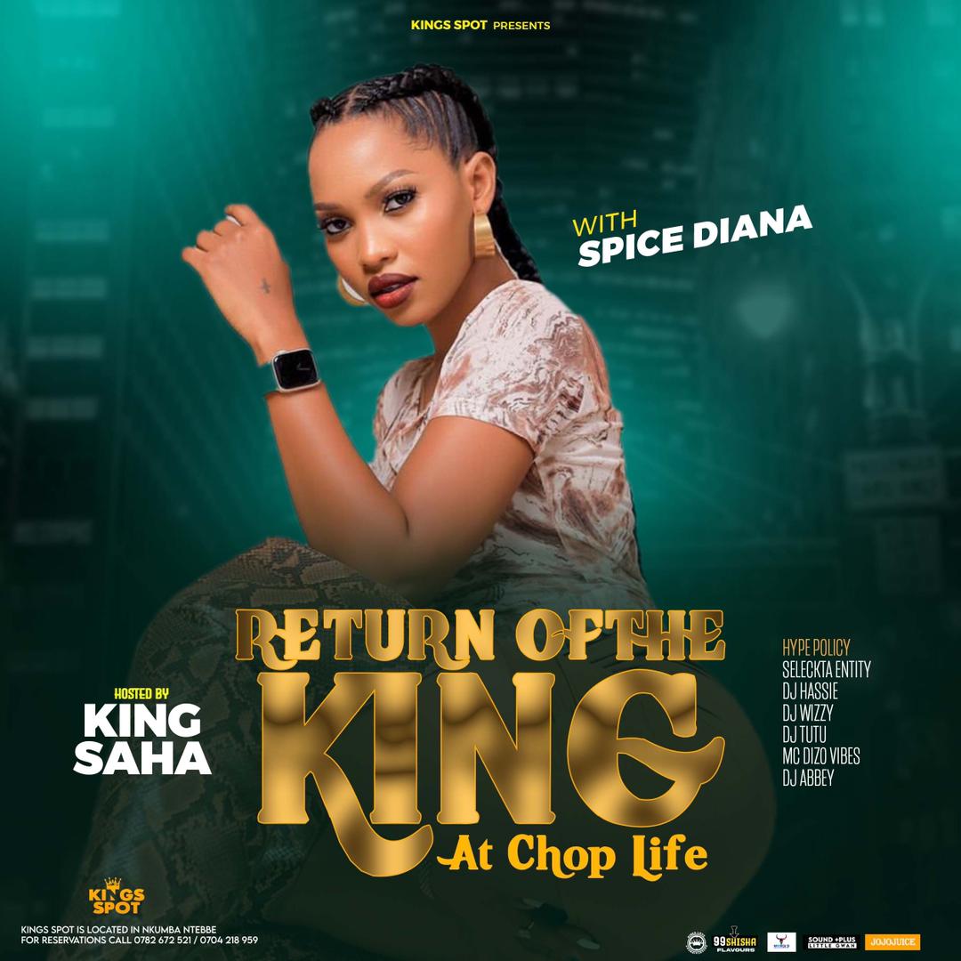 SELECKTAENTITY's tweet photo. Tonight Turn Up @kingsspotnkumba #ReturnOfThe👑 #ChopLifeMondays Ft @spice_diana & @AlienSkinUganda Hosted By @kingsaha256 | @selecktaentity | @hassie_djay | @wizzy.deejay | Dj Tutu | Mc Dizzo #KingsLoveEnt #MonicazEnt #JojoJuice #Sound++ #99Shisha #EntityMusicLCC 🌴 https://t.co/VqhdkbmIoZ