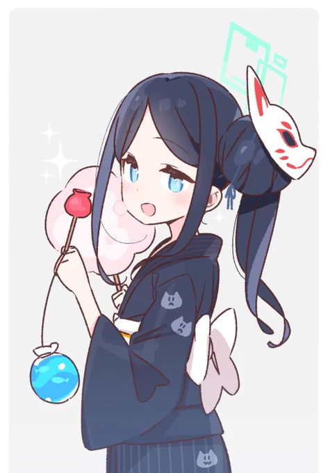 満喫する浴衣アリスちゃん #ブルアカ