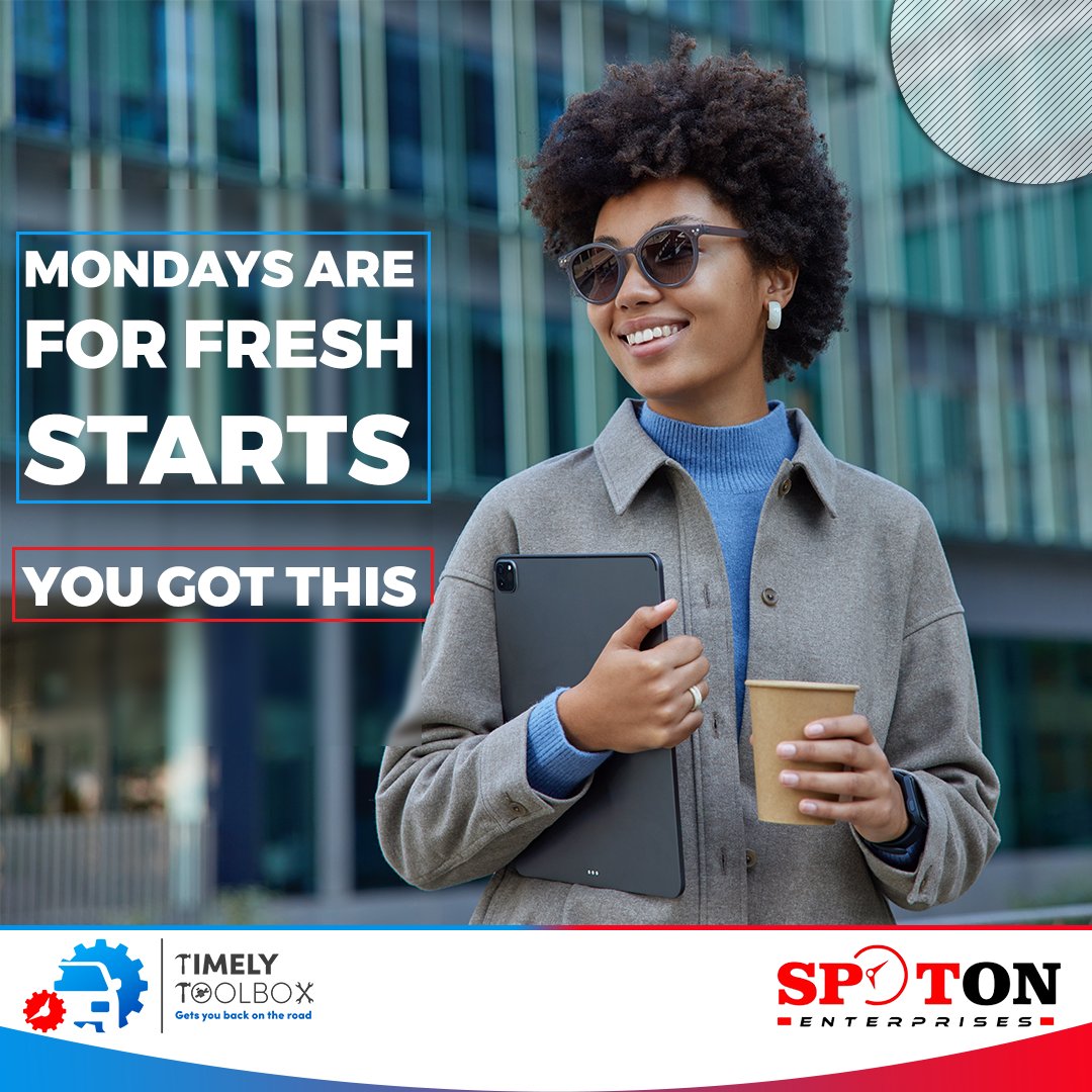 ToolboxTimely's tweet photo. Mondays are fo fresh starts. You got this!
#timelytoolbox #MondayMotivation #autorepairspecialists https://t.co/gpGZQRzzGL