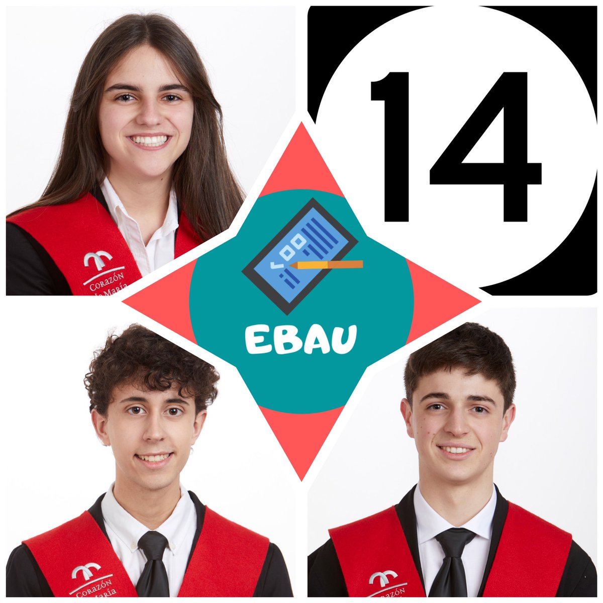 Excelentes calificaciones en la #EBAU2023 📝 de nuestro alumnado #CODEMA 🤩. Además, Paula Rodríguez, Iyán López y Jorge de la Mano, con un 1️⃣4️⃣, obtienen la mayor puntuación posible. ¡Enhorabuena! 🔝👏 <a href="/cmfsantiago/">Claretianos Santiago</a> <a href="/PedagogicosS/">Pedagogicos Claretianos de Santiago</a> <a href="/EC_Asturias/">EC Asturias</a> <a href="/Educastur/">Consejería de Educación</a> <a href="/uniovi_info/">Universidad Oviedo</a> <a href="/ecatolicas/">Escuelas Católicas</a>