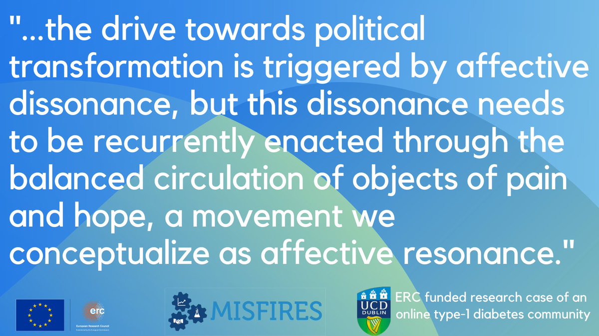 ➡️Check out this important project publication by <a href="/Actornetwork/">Simeon Vidolov</a>, <a href="/complexmarkets/">Susi Geiger</a> <a href="/Emmastendahl/">Emma Stendahl</a> 

"Affective Resonance &amp; Durability in Political Organising: The case of patients who hack" @osofficer

doi.org/10.1177/017084…

<a href="/ERC_Research/">European Research Council (ERC)</a> <a href="/UCDQuinnSchool/">UCD Quinn School</a> @SmurfitSchool