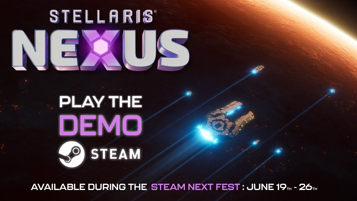 Betray your frenemies on your way to GG (Galactic GLORY!)

Play the STELLARIS NEXUS DEMO during the #SteamNextFest 🚀

More info: store.steampowered.com/app/1983990/St… 👈