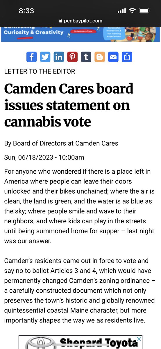 emilyqualey's tweet photo. This utopian shit about my hometown keeping cannabis out of town is loony tunes. https://t.co/s6aMMAK0gi