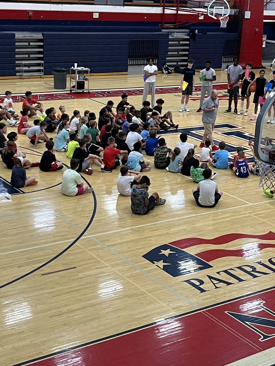 Finished <a href="/tj_patriot/">TJ Patriot</a> camp last week and now it’s on to TJ basketball camp. <a href="/GTJHSAthletics/">TJ Patriot Athletics</a>