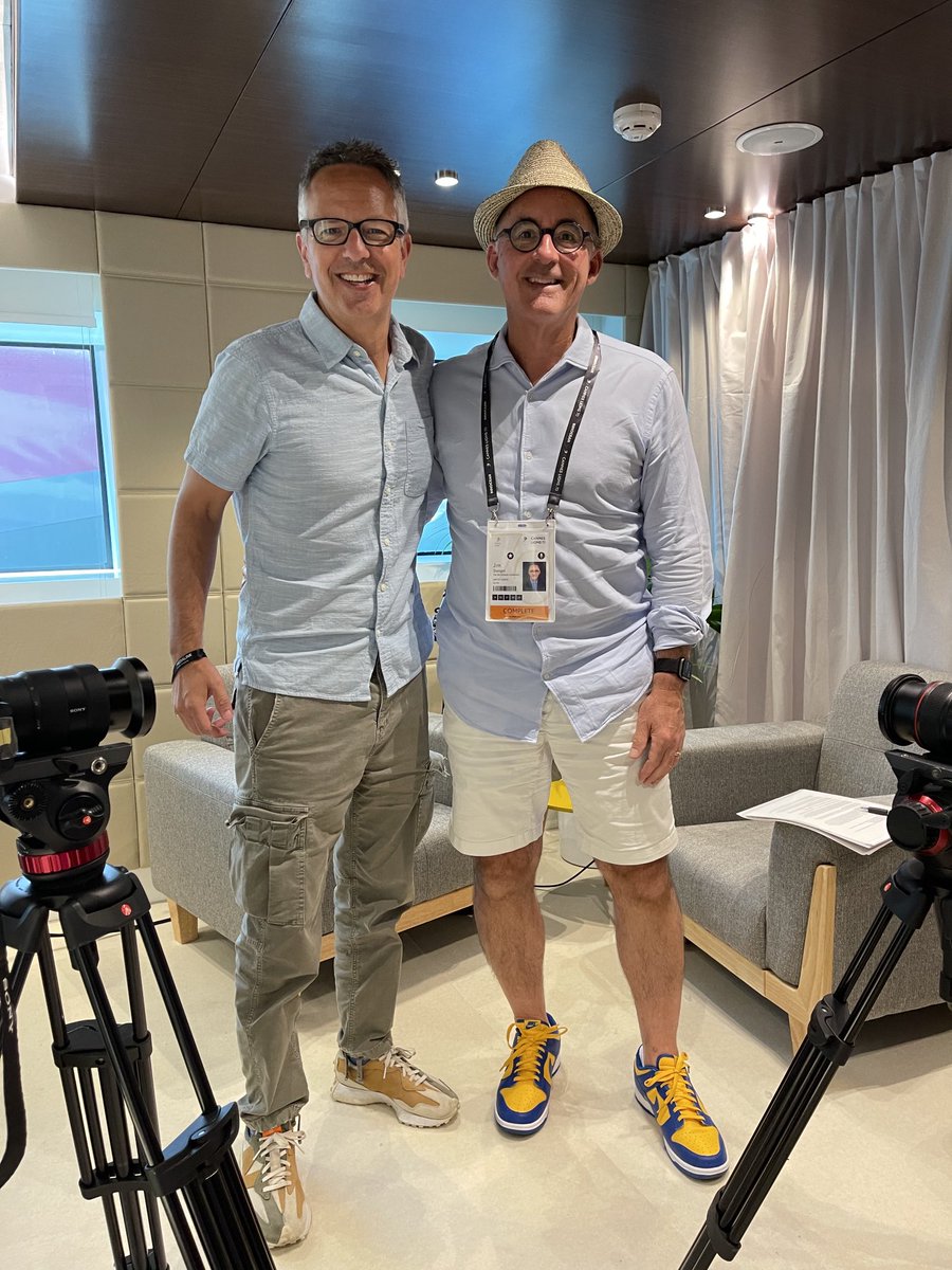 Second ⁦@TheCMOPodcast⁩ Interview ⁦@Cannes_Lions⁩ ⁦@cbrommers⁩ ⁦@AEO⁩ on building a brand with/for Gen Z #CannesLions #TheCMOPodcast