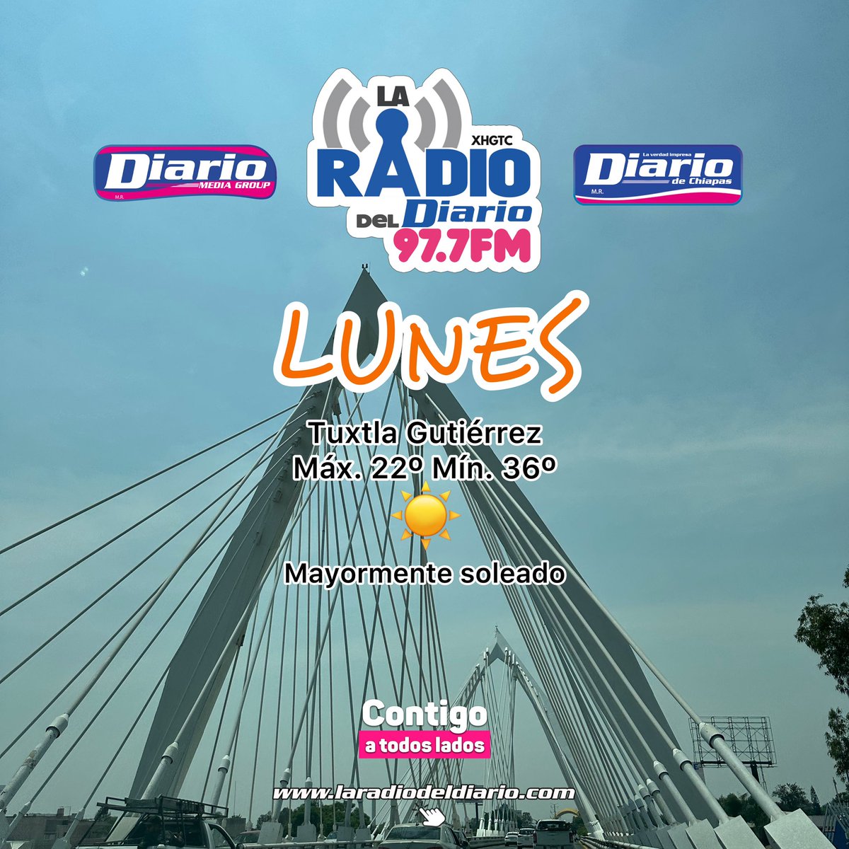 #ExcelenteLunes 🫂🎶

Te abrazamos con la música, 97.7 FM

#LaRadioDelDiario #musica #radio