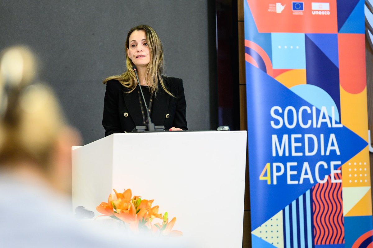 📣 TODAY! In #BosniaAndHerzegovina🇧🇦, @UNESCO, @eubih, @article19org, authorities, academia, media and CSOs gathered to officially launch the national coalition on online #FreedomOfExpression & content moderation.

Within @UNESCO project #SocialMedia4Peace📱🕊 funded by @EU_FPI🇪🇺