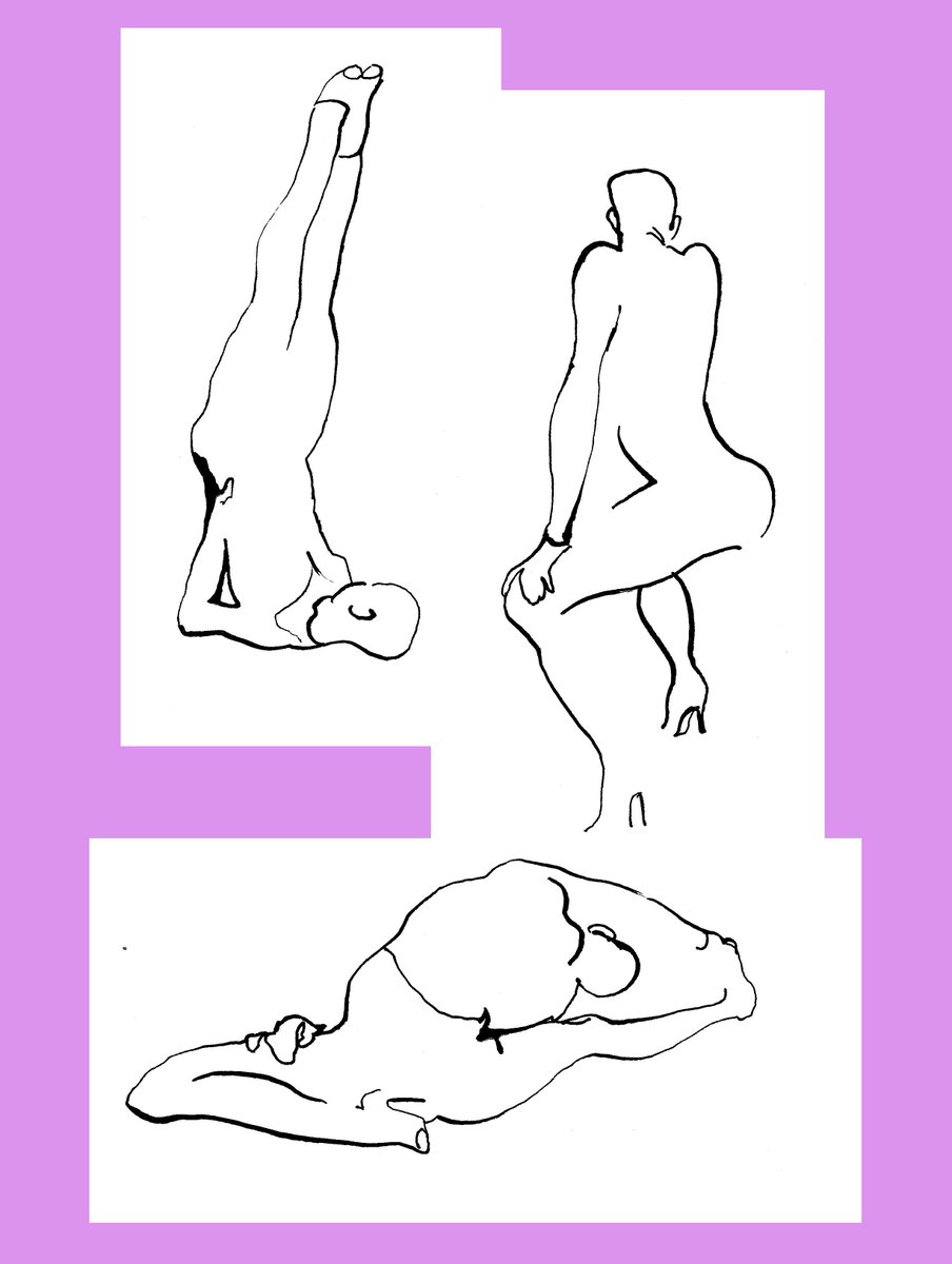 Ffffffffanny's tweet photo. Life drawing with a voguing dancer!! ✨ https://t.co/bfitnKRFjq