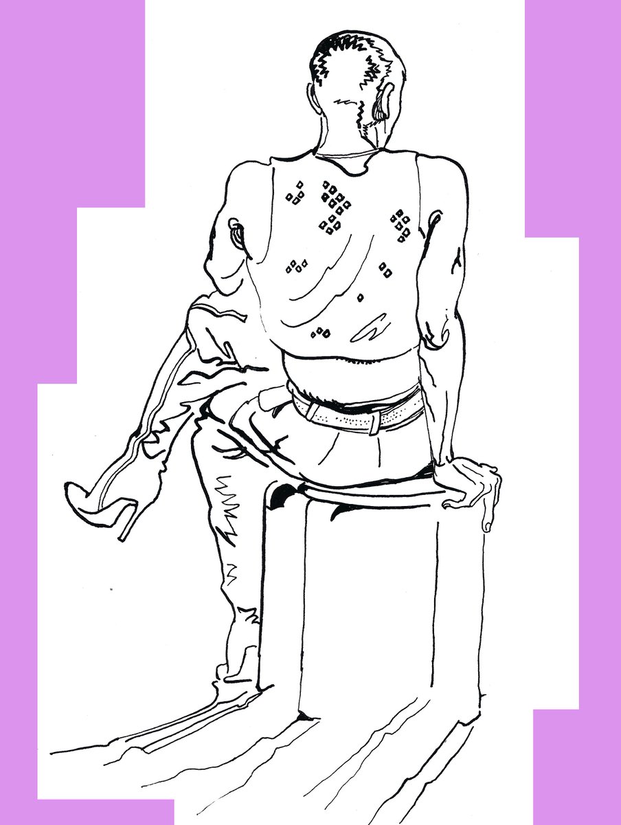 Ffffffffanny's tweet photo. Life drawing with a voguing dancer!! ✨ https://t.co/bfitnKRFjq