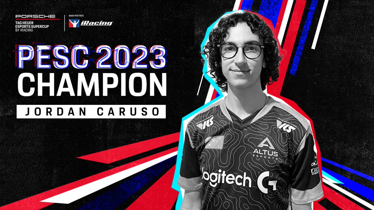 #PESC - @JCaruso012 has claimed the championship crown of the 2023 #Porsche @TAGHeuer Esports Supercup by @iRacing. At the final round of the season, the Australian from the @Altus_Esports team clinched the title early at the sprint race at Autodromo Nazionale di Monza