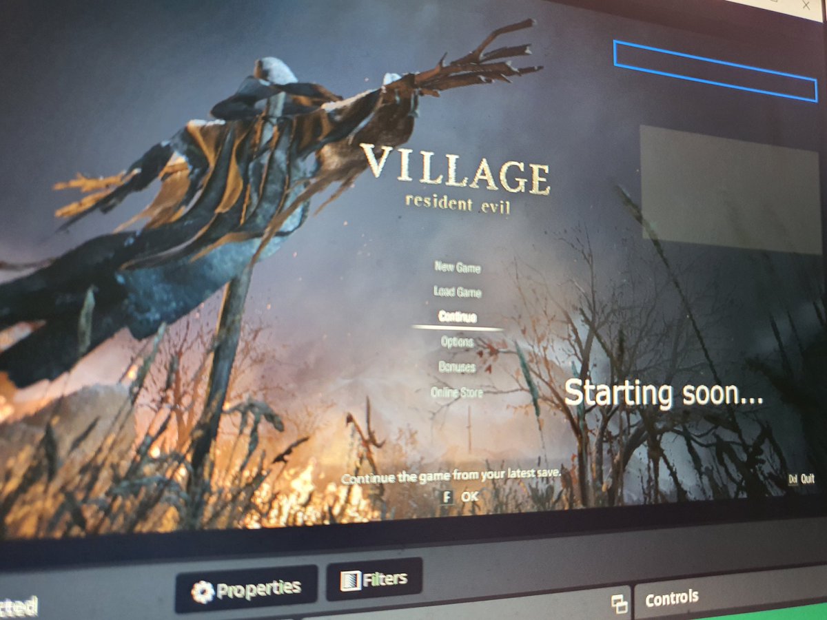 almost at the end! we're trying to finish our Resident Evil Village first playthrough tonight

Twitch.tv/hexerkid