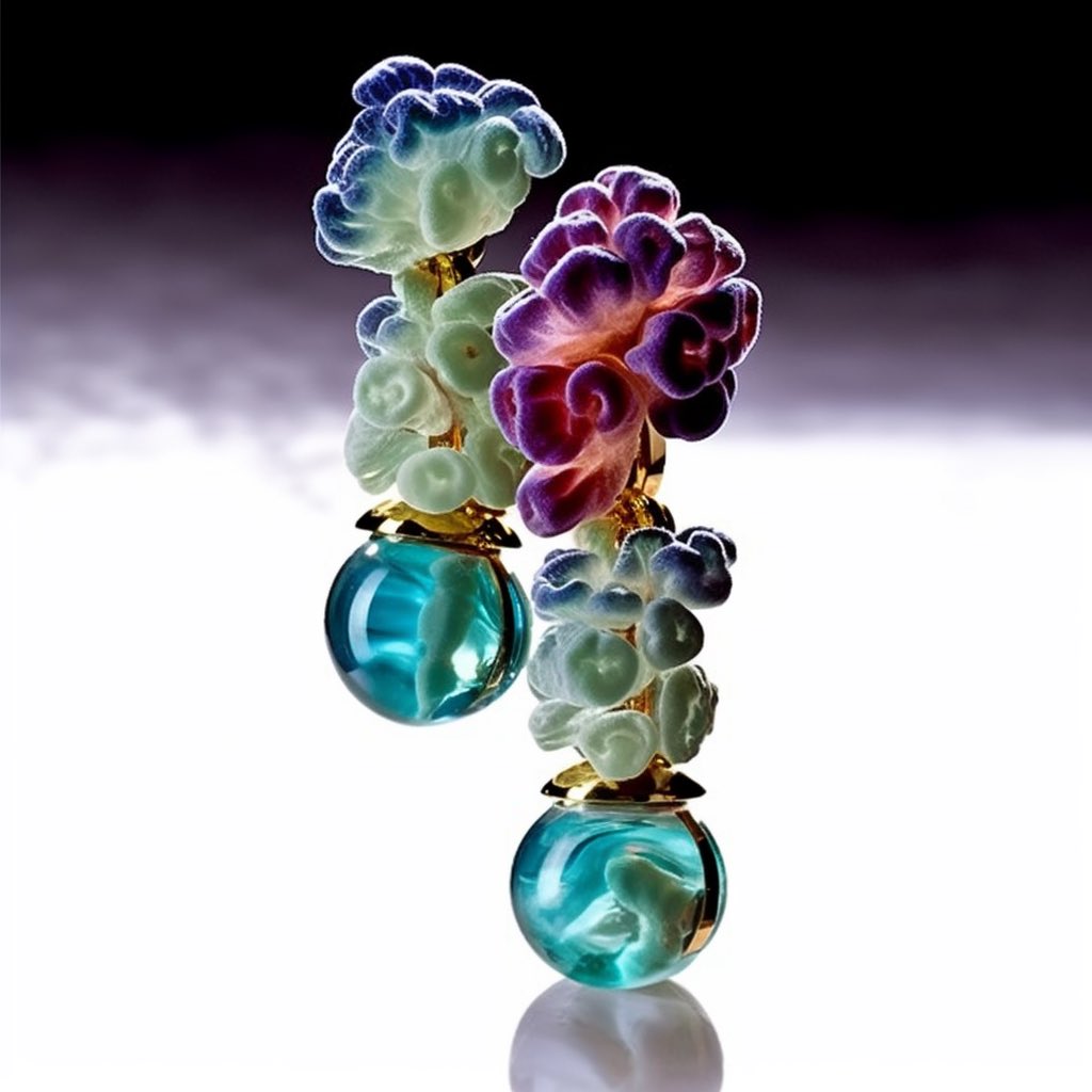 eka_koma's tweet photo. Fancy coral earrings 

#ekakoma #ekakomajewelry #jewelrydesigner #earrings #coral #sealovers #aiart #AIArtCommuity #aijewelry #midjourneyart #fantasyjewelry #wonders https://t.co/s2nNxUBXp6