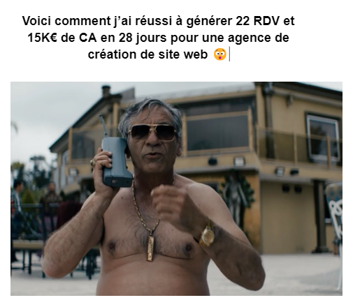 🚨Trouver des clients lorsque l'on a une agence de création de site web est dur. 

Pourtant j'ai réussi à générer 22 rdv et 15k de CA en 28 jours pour l'un de mes clients. 

Et aujourd'hui, je te partage tout 

(Process + cold mail) 

RT &amp; commente "cold mail" et je te l'envoie