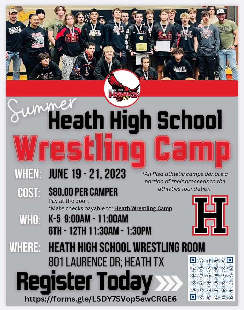 Wrestling Camp info