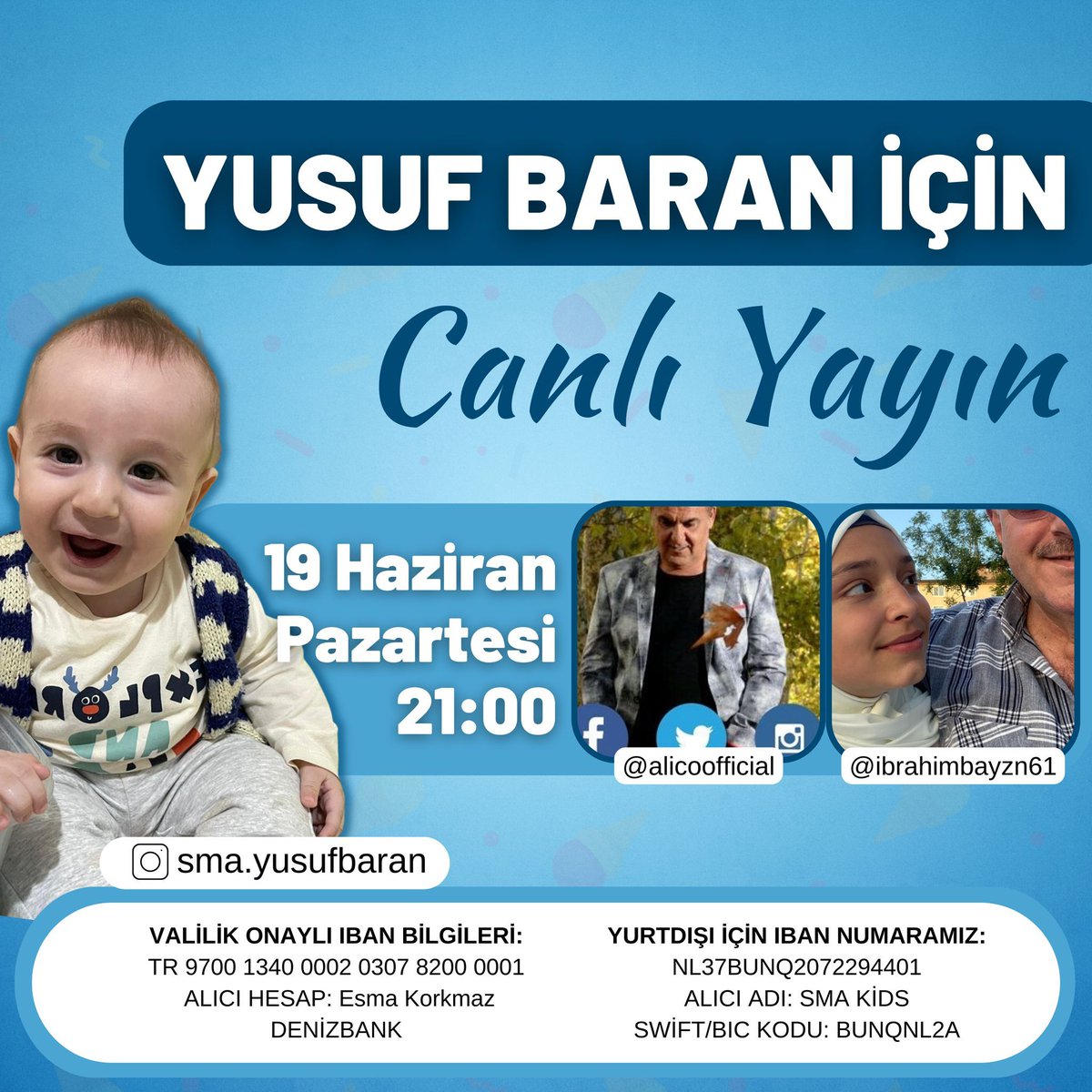 ‼️‼️CANLI YAYIN‼️‼️
Bu Akşam Saat 21:00’da @alicoofficial ve @ibrahimbayzn61  canlı yayınımıza katılacaktır.
Destekleri için şimdiden teşekkür ederiz 💙🤲🏻 #ukrainecounteroffensive #CROESP #ColdplaySingapore